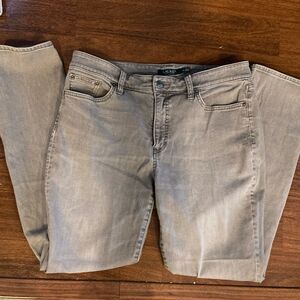 Lauren Ralph Lauren Gray Straight Leg Jeans Sz 14